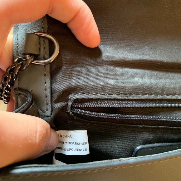 Christopher Kon - Gray Leather Crossbody Bag - Picture 5 of 6